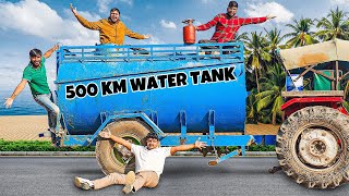 Hardest Driving Challenge😩 Can We Survive 500 KM In Water Tank  आज तो नर्क में आ गए 😞 [upl. by Vey]