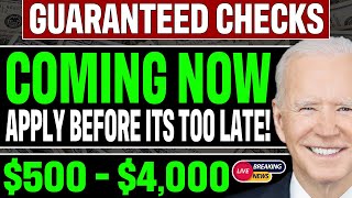 APPLY NOW Guaranteed 4000 STIMULUS CHECKS Watch Now 4th Stimulus 2024 Checks Update [upl. by Adnavoj]