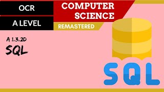 54 OCR A Level H446 SLR10  13 SQL [upl. by Correy]