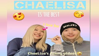 There’s never a dull moments when ChaeLisa are together😂ChaeLisa’s some funniest videos😁🤣😂💙💛 [upl. by Annaed]