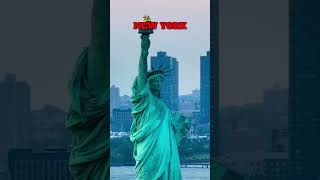 Viaje aéreo por Nueva York De Manhattan a la Estatua de la Libertad [upl. by Annamaria]