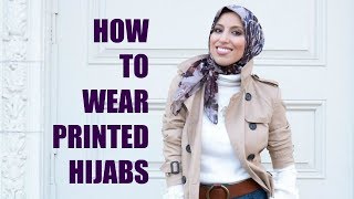 How to Wear Printed Hijabs [upl. by Raila]