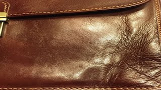 how to get rid of creases on leather bags [upl. by Zadoc618]