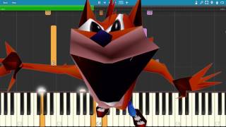 Woah on piano  Crash Bandicoot Remix  Piano Cover Song [upl. by Greenwald928]