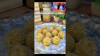 Makhana Protein Laddu shorts ytshortsvideo makhana winter sweet recipe healthyfood [upl. by Wells]