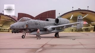 Four A10 Warthogs Last Launchs Before Retirement  Osan Air Base Korea [upl. by Aggy]