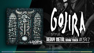 Heavy Metal Drum Track  Gojira Style  85 bpm [upl. by Ttenaej]