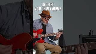 Learn to play BEE GEES quotMore Than A Womanquot [upl. by Armillda]