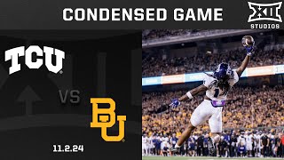 TCU vs Baylor Condensed Game  2024 Big 12 Football [upl. by Deering102]