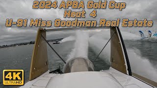 U91 Miss Goodman Real Estate 2024 APBA Gold Cup Heat 4 [upl. by Erasmus]