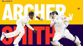 Jofra archer VS steve smith battle smithjofra archercricketaustraliyaenglandsrilanka [upl. by Shermie]