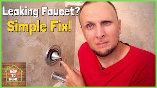 How To Fix A Leaking or Dripping Shower Head or Bathtub Faucet [upl. by Stone]