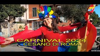 Dazzling carnival parade extravaganzia Experience the vibrancy and magic Carnevale di Cesano Roma [upl. by Aneeuqal438]