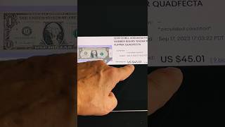 💴 Make EASY MONEY Selling One Dollar Bill Fancy Serial Numbers shorts [upl. by Erminia396]