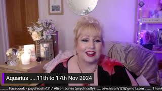 Astrology Tarot Readings for 11th to 17th November 2024 [upl. by Adlare993]