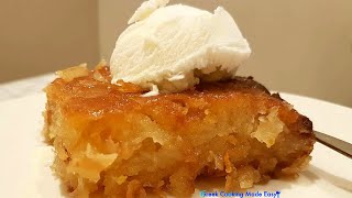 Greek Orange Phyllo Cake  Portokalopita  Πορτοκαλόπιτα [upl. by Elokin]