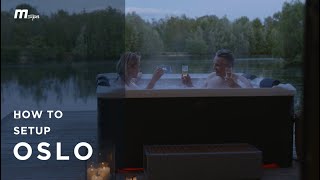 AU How To Set Up an MSpa 2023 FRAME SERIES  OSLO Hot Tub [upl. by Ahsinot]