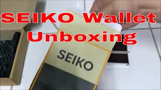 Seiko Wallet Unboxing  Genuine Leather Wallet Unboxing  Seiko ang wallet na maswerte [upl. by Wendeline583]