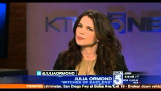 Julia Ormond quotWitches of East Endquot Season Two Interview [upl. by Badr917]