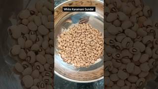 Vellai Karamani Sundal Navratri Prasadam recipes Series12 [upl. by Suirtimid51]