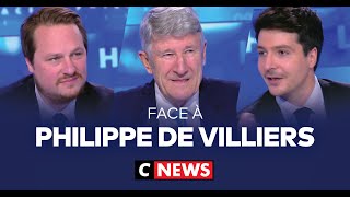 Face à Philippe de Villiers  17 novembre 2023 CNews [upl. by Etsyrk]