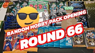 Random Football Card Hobby Pack Opening Round 66 🏈 [upl. by Jeanie]