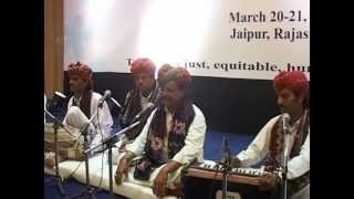 Bundu Khan at Azim Premji Foundations Annual Meet in Jaipur 2012 Part 1 [upl. by Aihtyc]