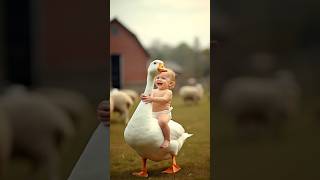 Cute babies on the farm babys cute cutebaby babydance bebestiktoks hypevibe [upl. by Zebulon]