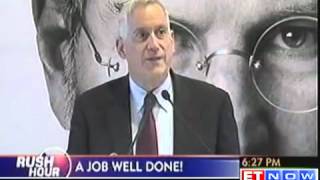 Steve Jobs biographer Walter Isaacson in India [upl. by Sucramed172]