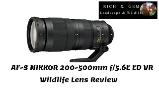 Nikon AFS FX NIKKOR 200500mm f56E ED Lens Review [upl. by Ojiram268]