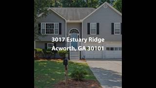 3017 Estuary Ridge Acworth GA 30101  4 Bedroom Home For Sale [upl. by Nevi]