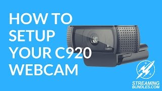 How to Setup Your Logitech C920 Webcam [upl. by Leugar97]