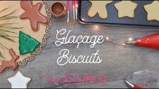 Comment réaliser un glaçage royal   Les biscuits de Noël  SCRAPCOOKING® [upl. by Cut153]