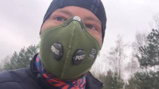 RESPRO  test maski antysmogowej Ultralight wwwbiegamblogpl [upl. by Nostets]