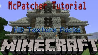 Minecraft How To Install A HD Texture Pack  McPatcher Tutorial Mac  HD [upl. by Jasen400]