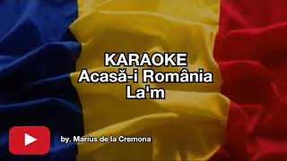 Acasăi România  KARAOKE [upl. by Llennol]