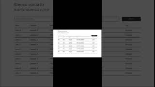 Rubrica telefonica in php parte 3 dettaglio contatto [upl. by Davey]