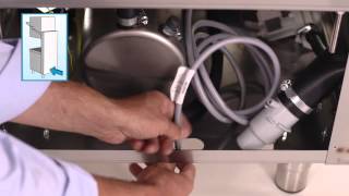 Installation of a Pass Through Dishwasher with Drain Pump [upl. by Yllier]