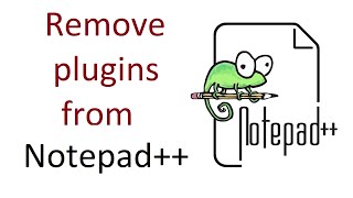 How to removeuninstall plugin from Notepad [upl. by Noreik]