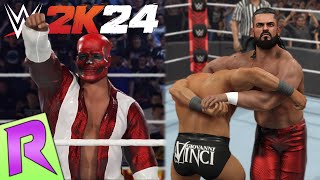 Andrade in WWE 2K24 With NEW THEME [upl. by Maryrose979]