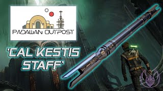 Cal Kestis Staff Lightsaber from Padawan Outpost Review [upl. by Asiel]