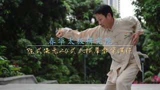 陳春華 Chen Chunhua  陳式混元24式太極拳 ChenStyle Hunyuan 24 Taijiquan  1 起式，金剛倒椎 [upl. by Boycie794]