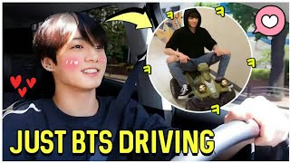 BTS Just Driving Cars Driving Moments [upl. by Ringler237]