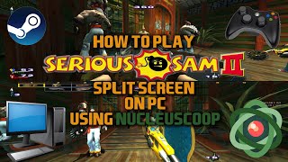 Serious Sam 2 PC How to play 2 PLAYER SPLITSCREEN COOP Nucleus Coop Tutorial [upl. by Farver202]