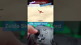 Zelda Skyward Sword con los Joycons de Switch vs mando pro [upl. by Xineohp690]