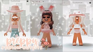 Preppy Roblox outfit ideas TikTok compilation [upl. by Ihtraa]