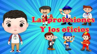 Las PROFESIONES👨‍✈️ y Los OFICIOS👨‍🔧 video educativo para niños [upl. by Peregrine242]