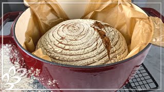 Brot im Topf backen mit einmaliger Soft Kruste [upl. by Nairda]