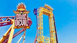 Dare Devil Dive OffRide HD POV Six Flags Over Georgia [upl. by Secnarfyram915]