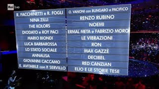 I 20 Campioni di Sanremo 2018 [upl. by Jolyn]